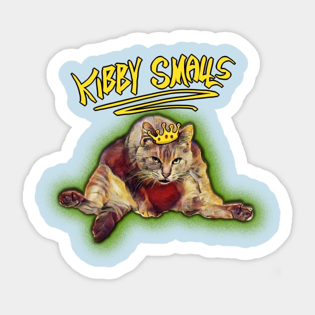 Kibby Smalls Sticker by Cyber Goblin